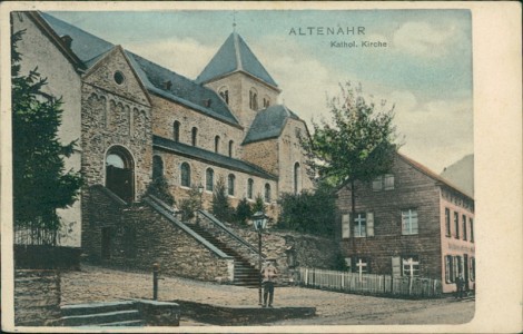 Alte Ansichtskarte Altenahr, Kathol. Kirch