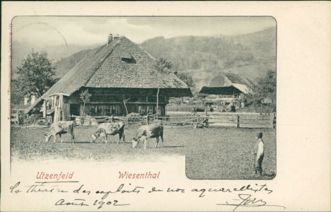 Alte Ansichtskarte Utzenfeld, Wiesenthal