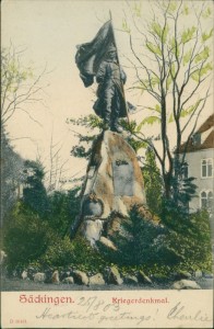 Alte Ansichtskarte Bad Säckingen, Kriegerdenkmal