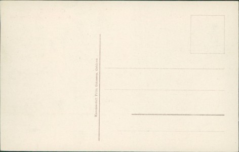 Adressseite der Ansichtskarte Koblenz, Kaserne Infant.-Reg. Comp. 5/68
