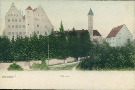 Alte Ansichtskarte Aulendorf, Schloss