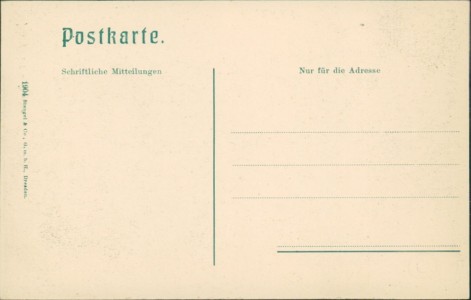 Adressseite der Ansichtskarte Bad Neuenahr-Ahrweiler, Obertor