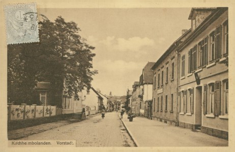 Alte Ansichtskarte Kirchheimbolanden, Vorstadt