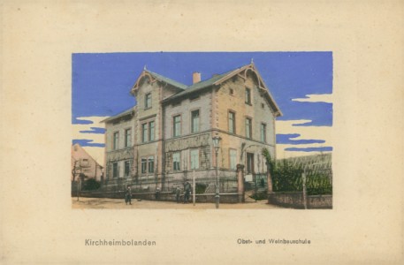 Alte Ansichtskarte Kirchheimbolanden, Obst- und Weinbauschule