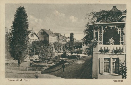 Alte Ansichtskarte Frankenthal (Pfalz), Foltz-Ring