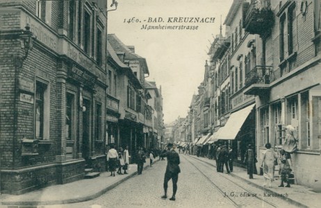 Alte Ansichtskarte Bad Kreuznach, Mannheimerstrasse