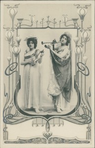 Alte Ansichtskarte Reutlinger, Paris, Jugendstil-Dekor