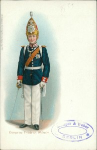 Alte Ansichtskarte Kronprinz Friedrich Wilhelm von Preußen, 