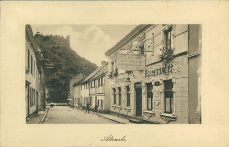 Alte Ansichtskarte Altenahr, Hotel-Restaurant Assenmacher