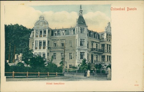 Alte Ansichtskarte Ostseebad Bansin, Hotel Seeschloss