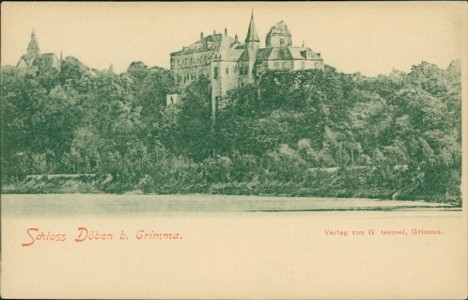 Alte Ansichtskarte Schloss Döben b. Grimma, 