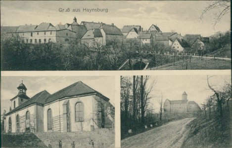 Alte Ansichtskarte Gruß aus Haynsburg, 