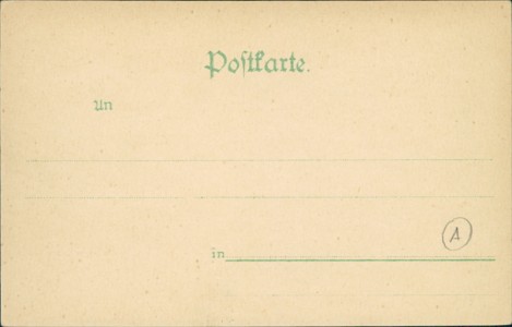 Adressseite der Ansichtskarte Schloss Döben b. Grimma, 