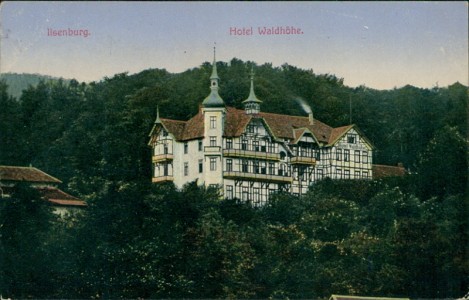 Alte Ansichtskarte Ilsenburg, Hotel Waldhöhe