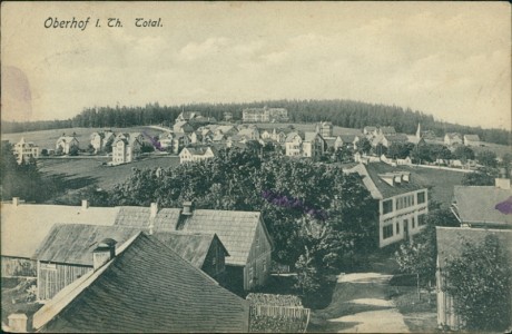 Alte Ansichtskarte Oberhof i. Th., Total