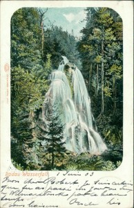 Alte Ansichtskarte Radau Wasserfall, 