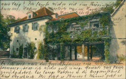 Alte Ansichtskarte Weimar, Schloss Tiefurt