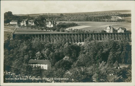 Alte Ansichtskarte Solbad Bad Sulza i. Thüringen, Villen am Gradierhaus