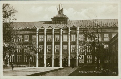 Alte Ansichtskarte Leipzig, Grassi-Museum