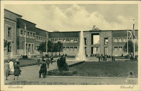 Alte Ansichtskarte Düsseldorf, Ehrenhof