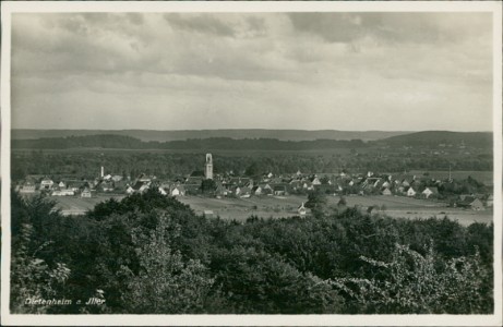 Alte Ansichtskarte Dietenheim Iller, Gesamtansicht