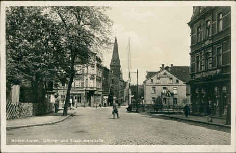 Alte Ansichtskarte Witten-Annen, Göring- und Stockumerstraße