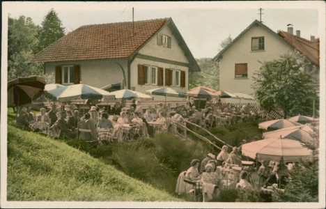 Alte Ansichtskarte Bad Orb, Café Zaunkönig