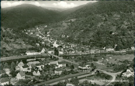 Alte Ansichtskarte Luftkurort Dausenau (Lahn), Gesamtansicht