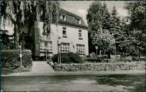 Alte Ansichtskarte Bad Godesberger Tal, Hotel-Pension-Café Wiesenau. Inh. Fritz Berchem