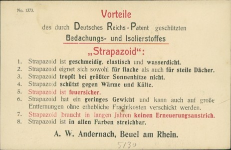 Adressseite der Ansichtskarte Geilenkirchen, Entenmastanstalt des Dominiums Fürthenrode