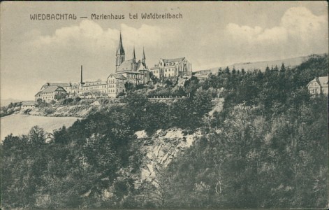 Alte Ansichtskarte Marienhaus bei Waldbreitbach, Wiedbachtal
