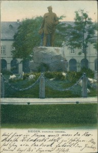 Alte Ansichtskarte Siegen, Bismarck-Denkmal