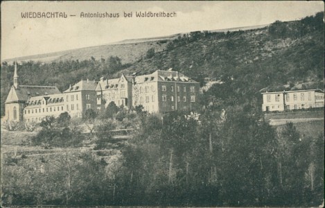 Alte Ansichtskarte Antoniushaus bei Waldbreitbach, Wiedbachtal