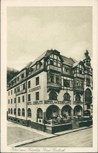 Alte Ansichtskarte Bad Bertrich, Hotel zum Kurplatz