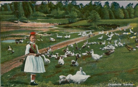 Alte Ansichtskarte Hessische Trachten No. 178, 