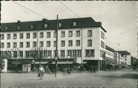 Alte Ansichtskarte Saarlouis, Französische Straße