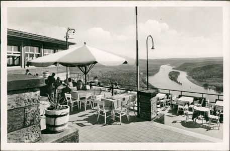 Alte Ansichtskarte Königswinter am Rhein, Hotel-Restaurant auf dem Drachenfels