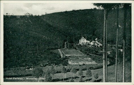 Alte Ansichtskarte Monschau (Eifel), Hotel Perlenau