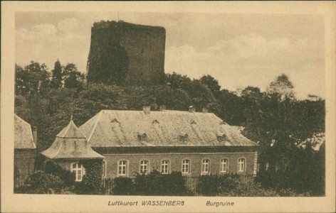 Alte Ansichtskarte Wassenberg, Burgruine