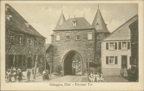 Alte Ansichtskarte Nideggen, Eifel, Dürener Tor