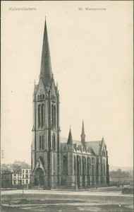 Alte Ansichtskarte Kaiserslautern, St. Marienkirche