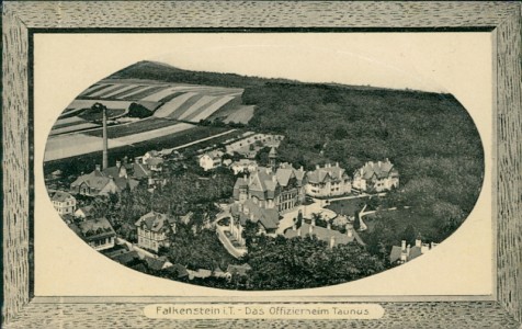 Alte Ansichtskarte Falkenstein i. Taunus, Das Offizierheim Taunus