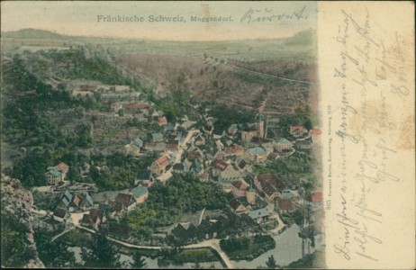Alte Ansichtskarte Muggendorf, Gesamtansicht