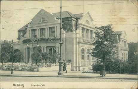 Alte Ansichtskarte Hamburg, Dammtor-Café