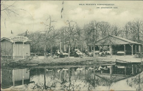 Alte Ansichtskarte Wilh. Mester's Sommergarten am Grambker See, 