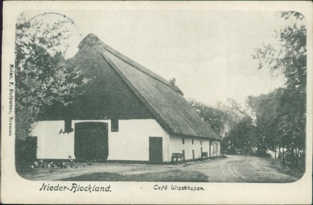 Alte Ansichtskarte Nieder-Blockland, Café Wischhusen