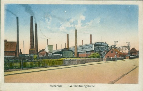 Alte Ansichtskarte Sterkrade, Gutehoffnungshütte