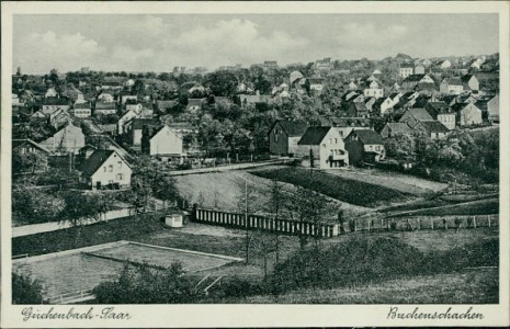 Alte Ansichtskarte Güchenbach-Saar, Buchenschachen