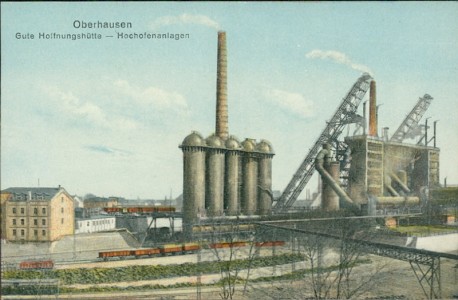 Alte Ansichtskarte Oberhausen, Gute Hoffnungshütte