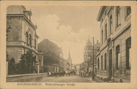 Alte Ansichtskarte Hochneukirch, Wickrathberger Straße